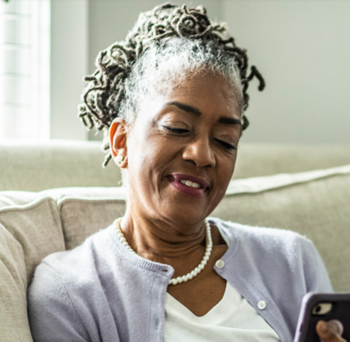 patient using chat automated messaging