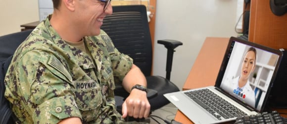 military personal virtual doctor visit