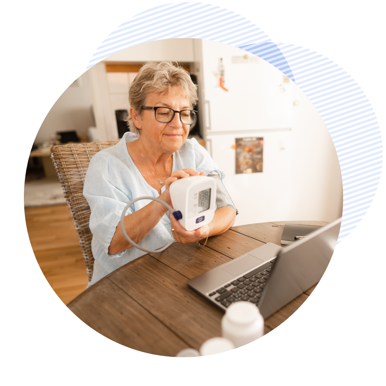 older patient, remote monitoring with technology