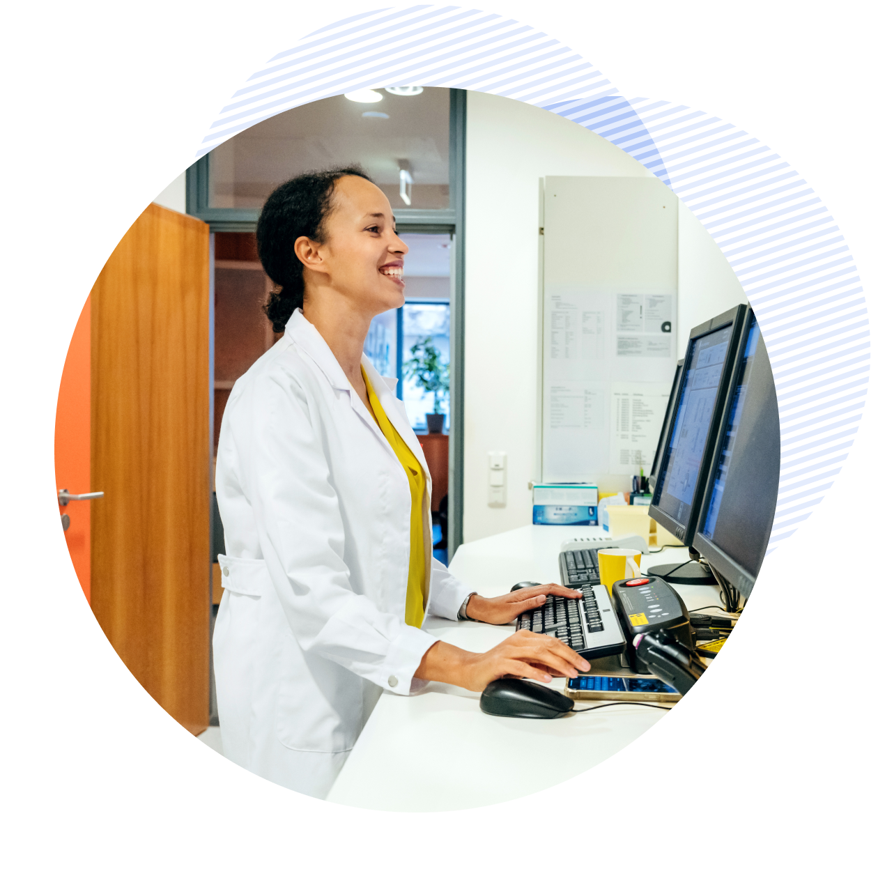 clinicans and secure patient data management