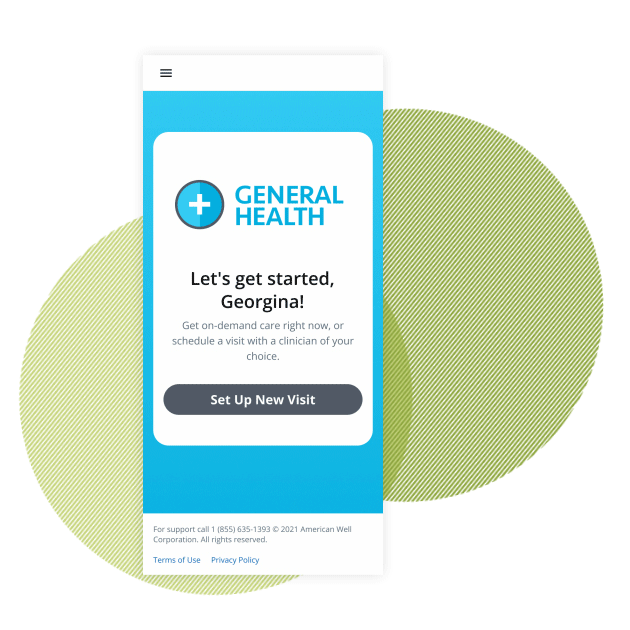 On-demand patients digital front door - transparent background